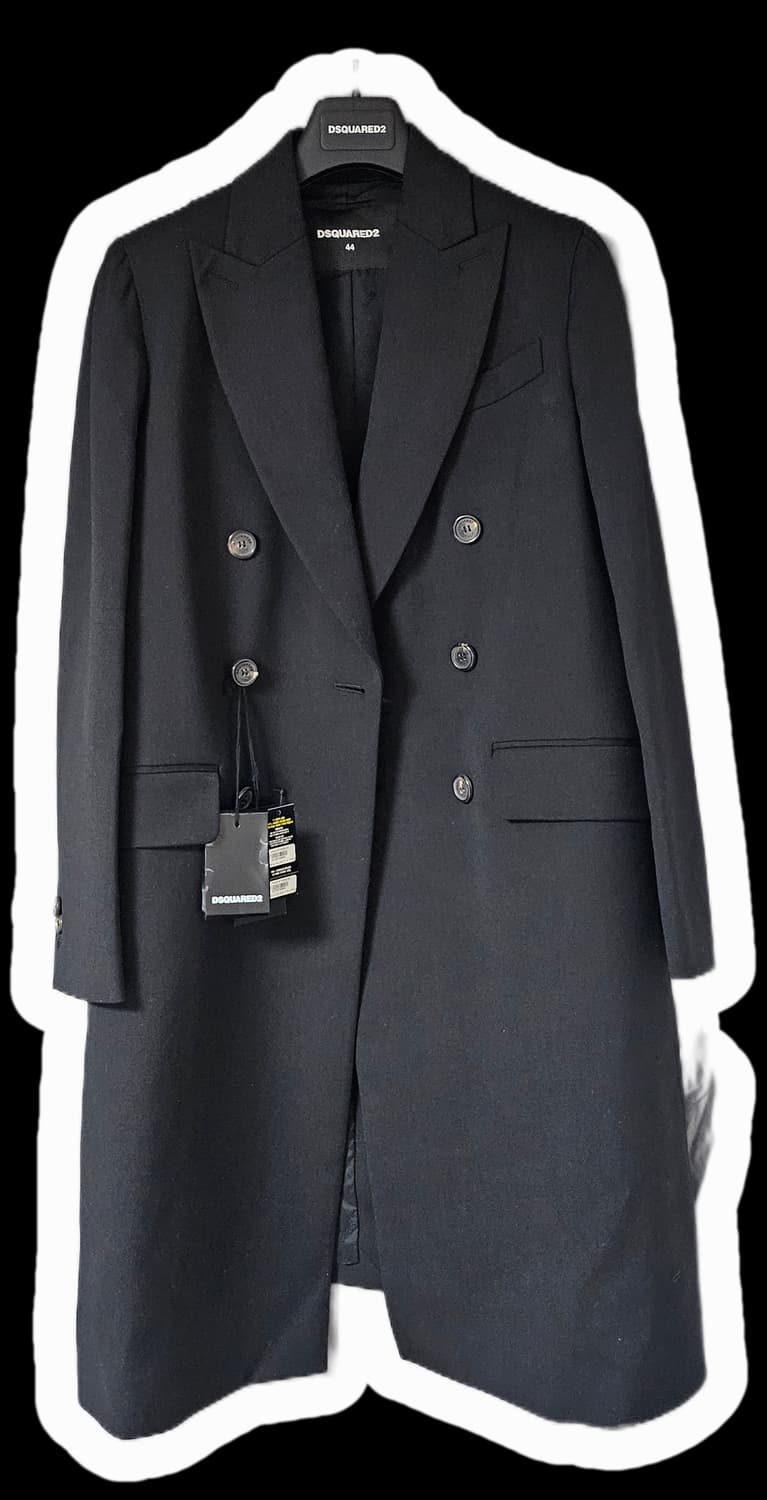 디스퀘어드 블랙 코트 상품이미지1