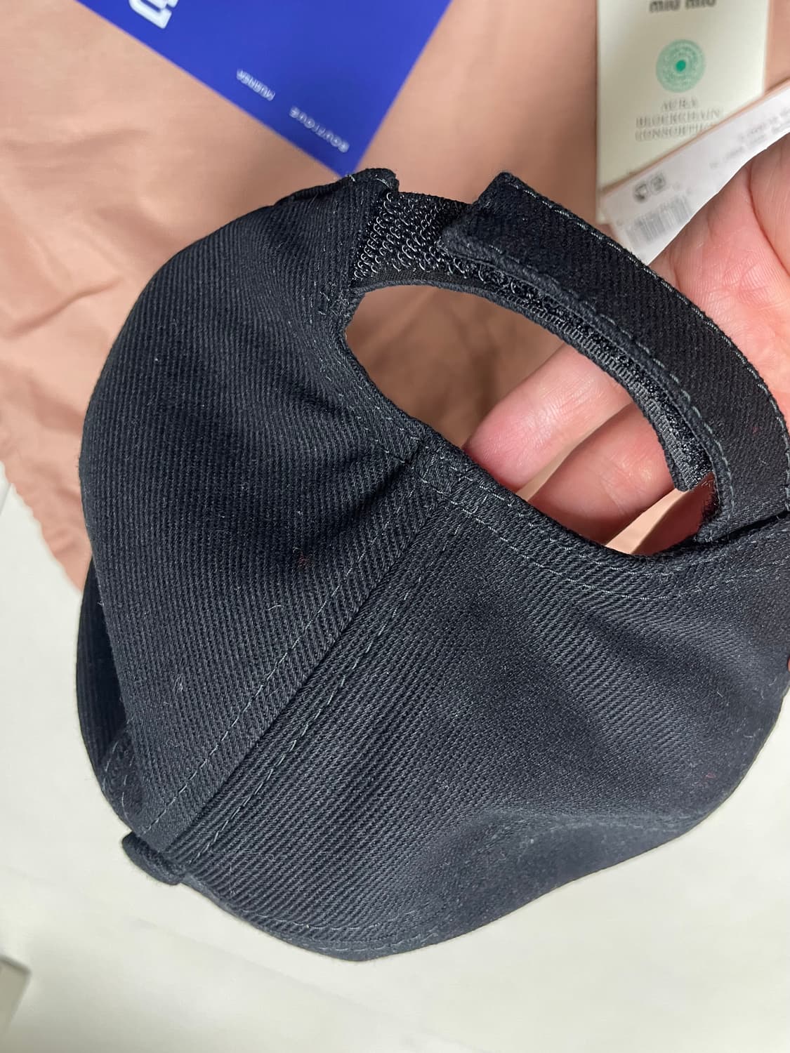 미우미우 장원영 볼캡 M사이즈 상품이미지5