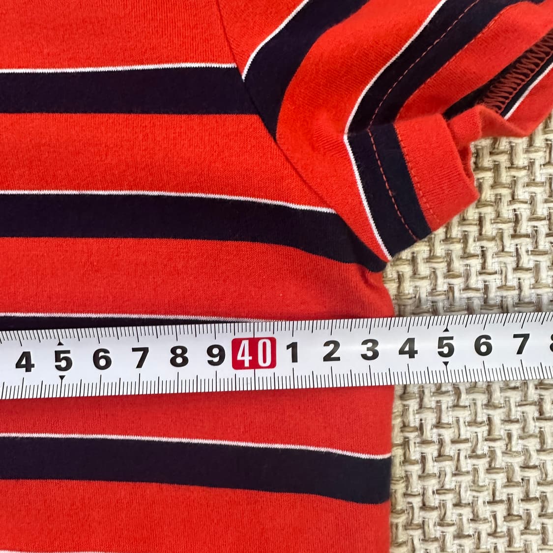 XS 라코스테 스트라이프 반팔 티 0415D 상품이미지5