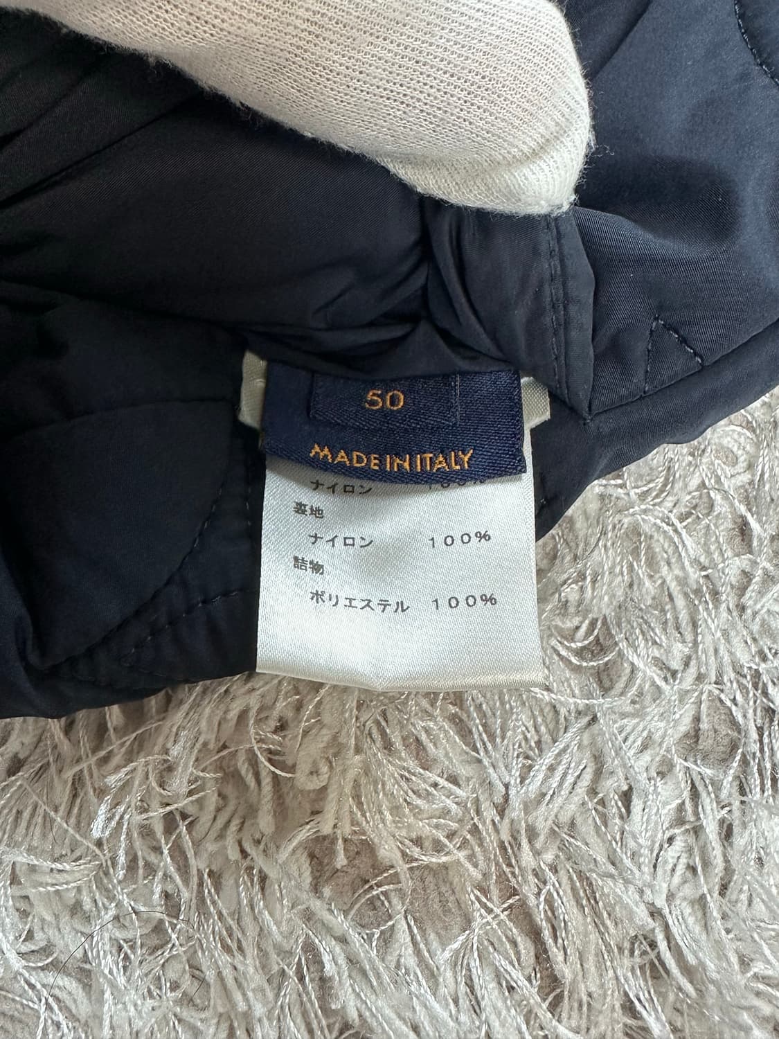 [50] 정품 루이비통 모노그램 패디드 블루종 네이비 상품이미지5