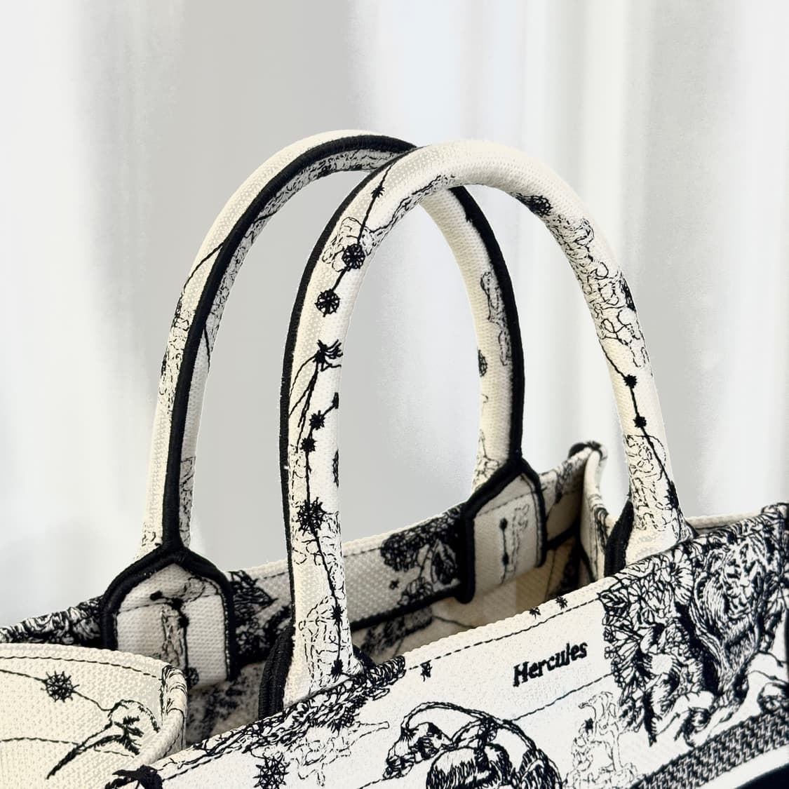 디올 북토트백 조디악 화이트 미디움 상품이미지8