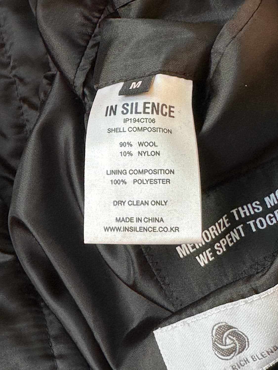 인사일런스 오버사이즈 더플 코트 S급 상품이미지3