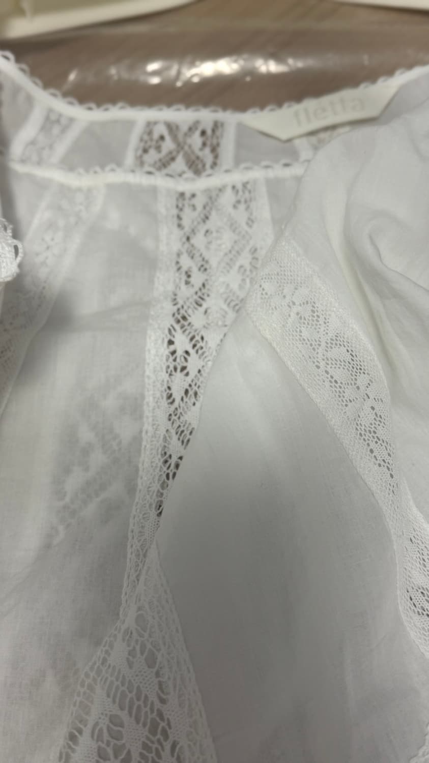 플레타 플레따 드레스 113 쉬어 레이스 롱 원피스 상품이미지7