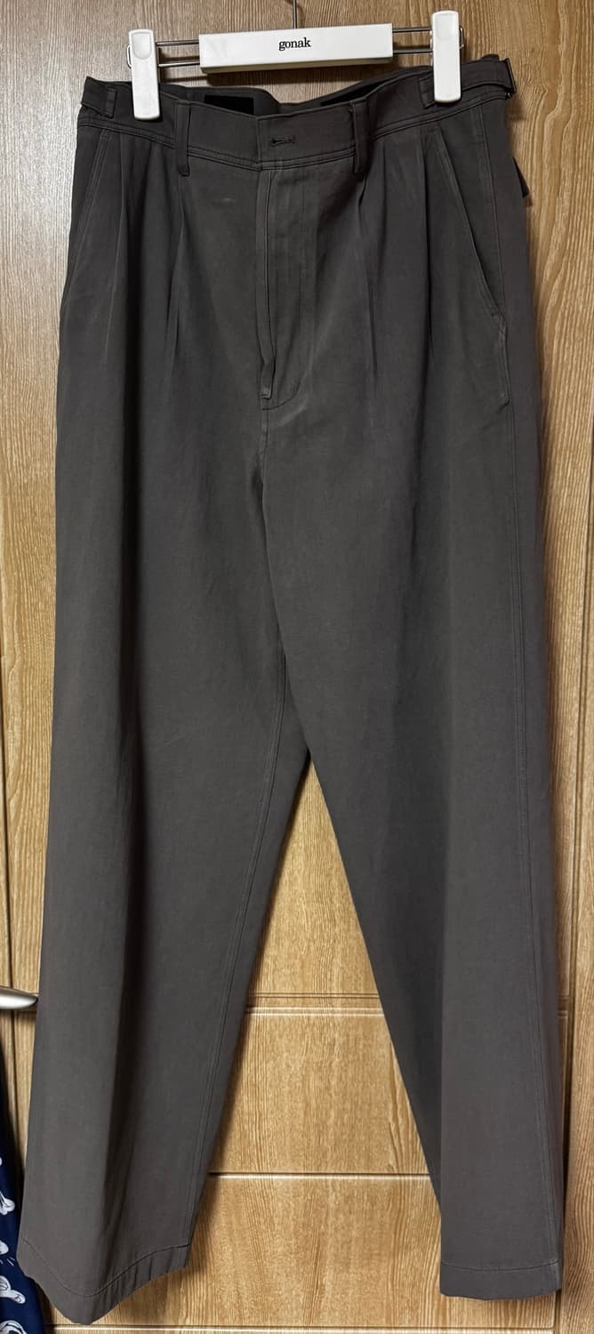 고낙 soft cotton chino pants 그레이 S 상품이미지1