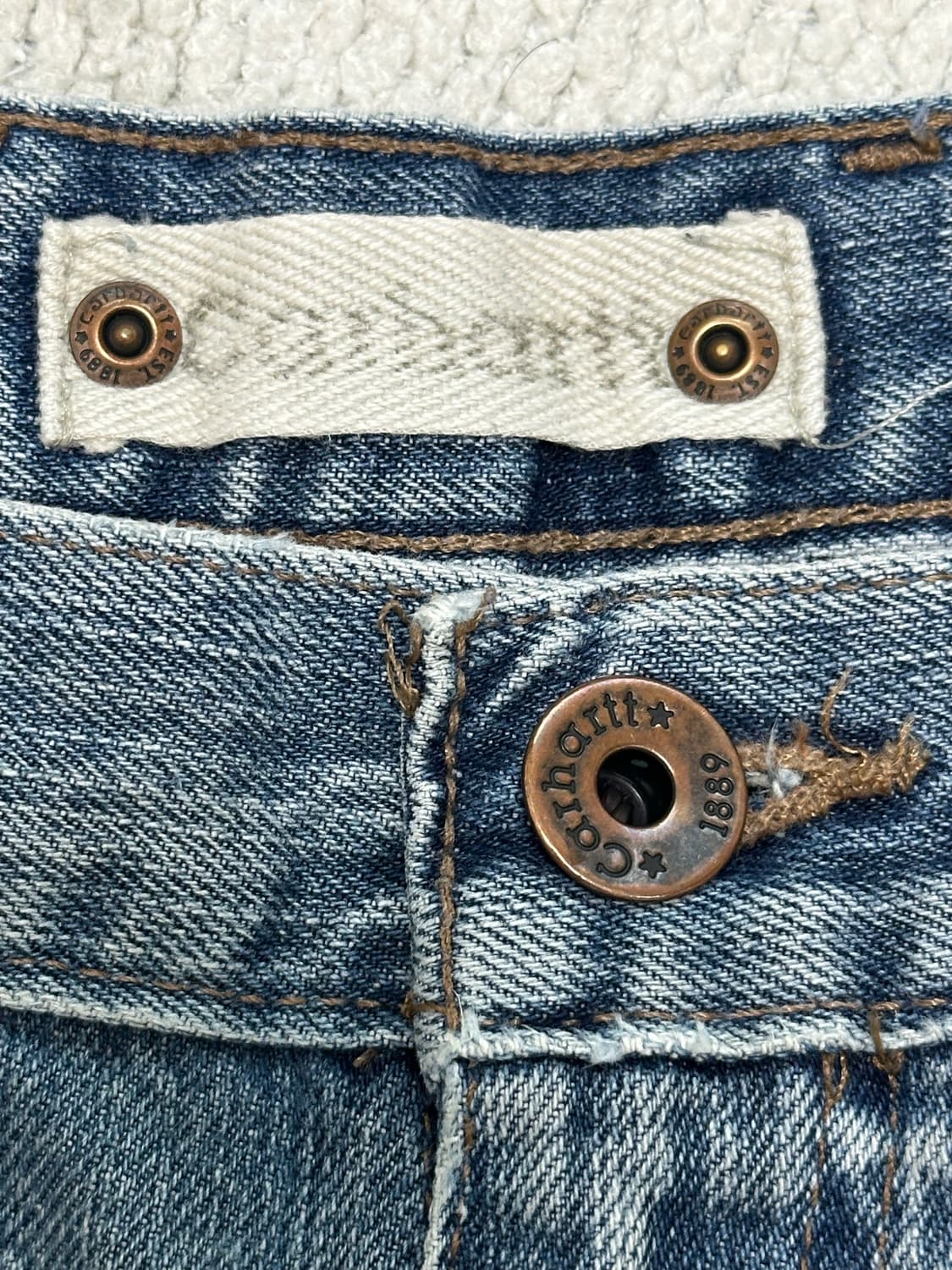 칼하트 싱글니 루즈핏 데님 팬츠  (올드버전 )  상품이미지4