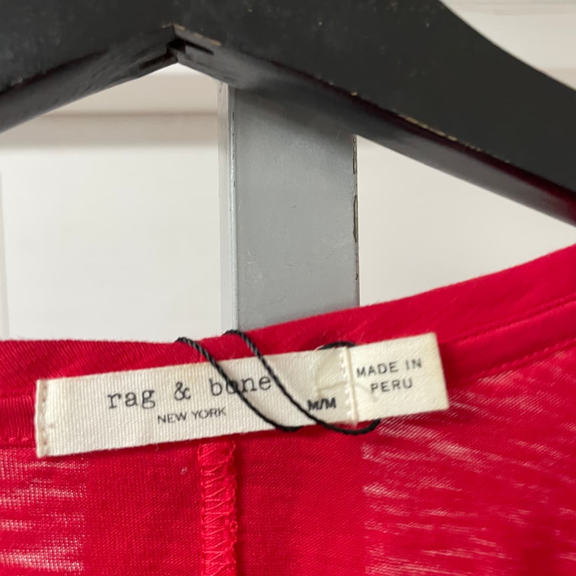 랙앤본 반팔 티셔츠 레드 M(W) 상품이미지4