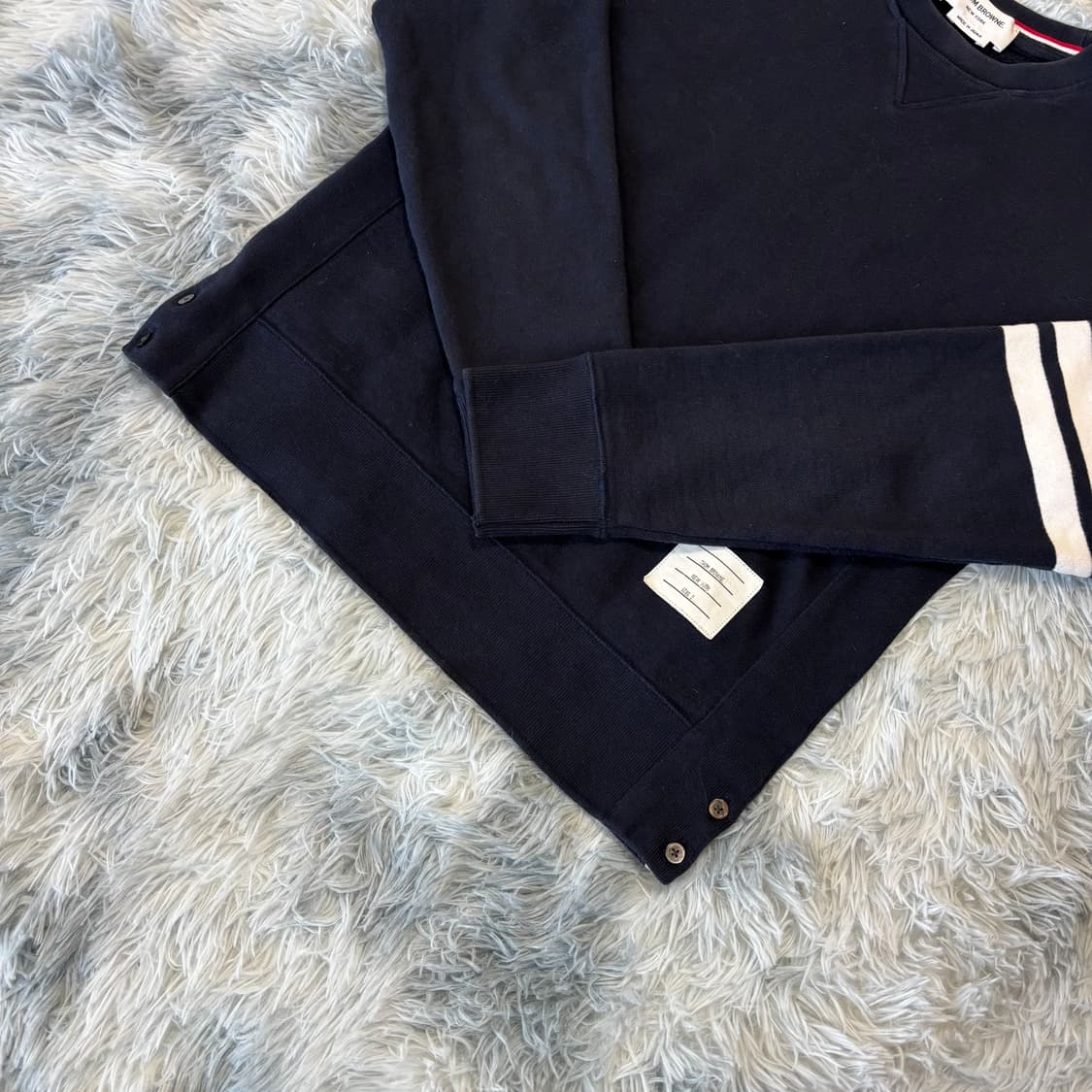 [2 Size] 톰브라운 4선 맨투맨 상품이미지2