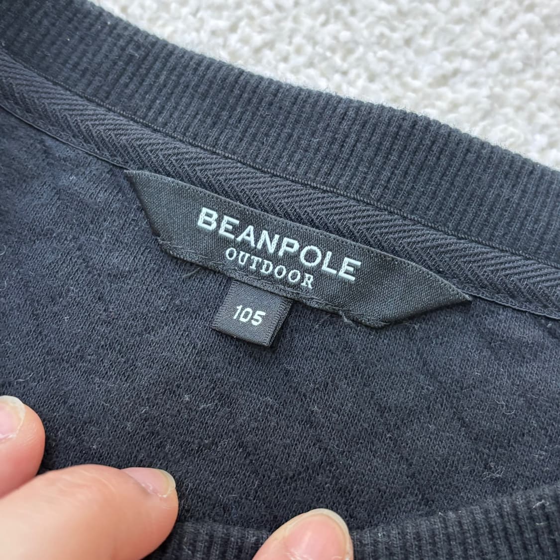 105 빈폴 남성 퀄팅 맨투맨 티셔츠 0312E 상품이미지3