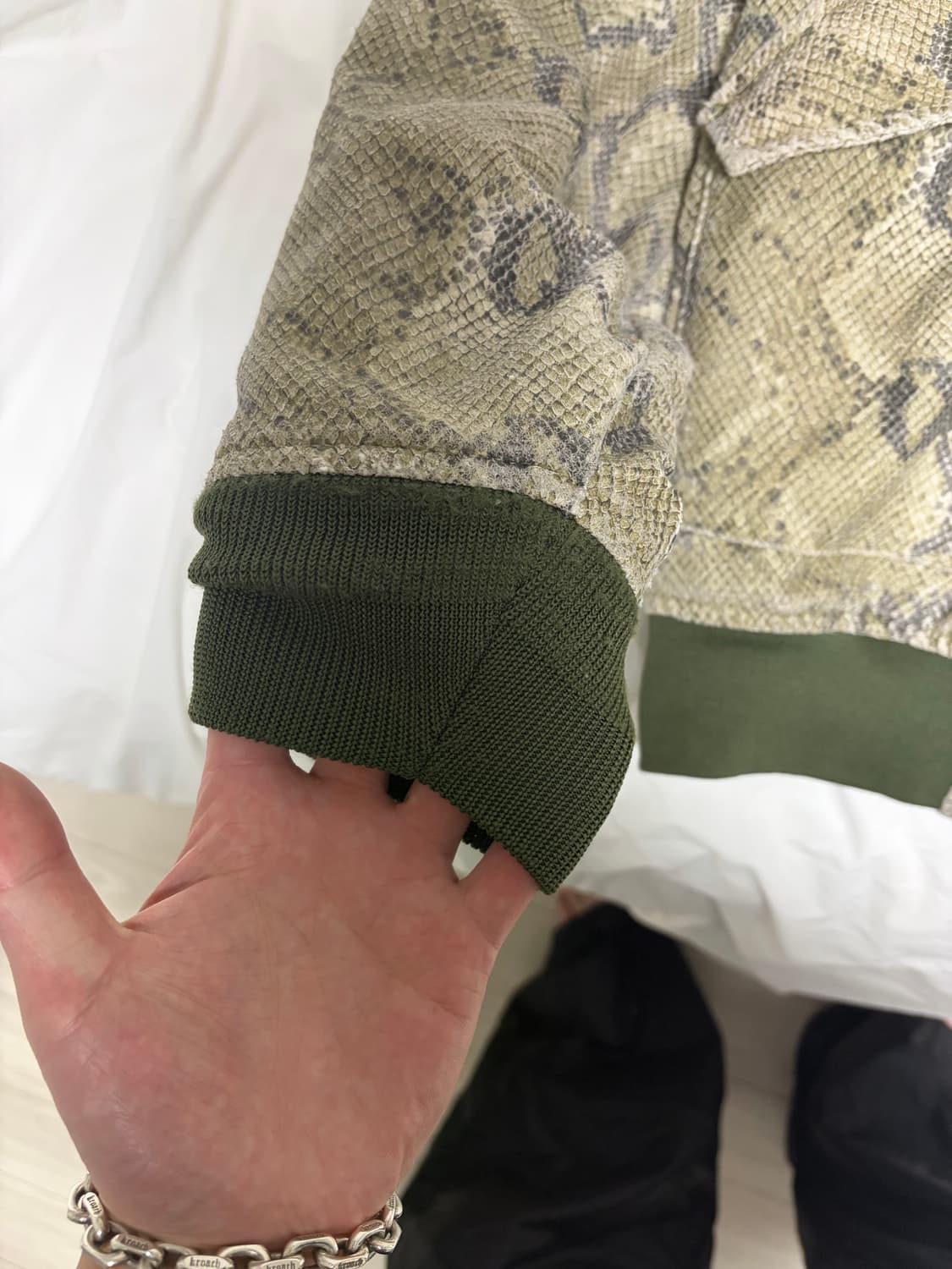 플레져스 뱀피 봄버자켓 m 상품이미지5