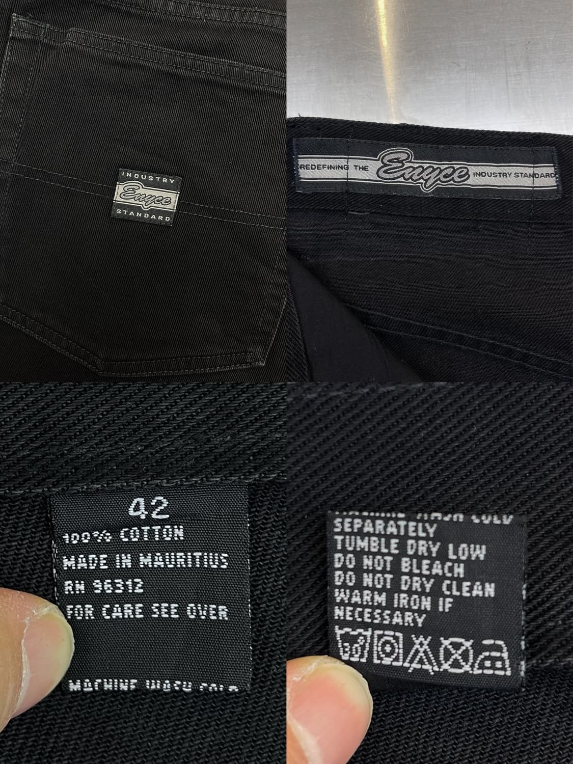 Enyce 올드스쿨 블랙 진 상품이미지9