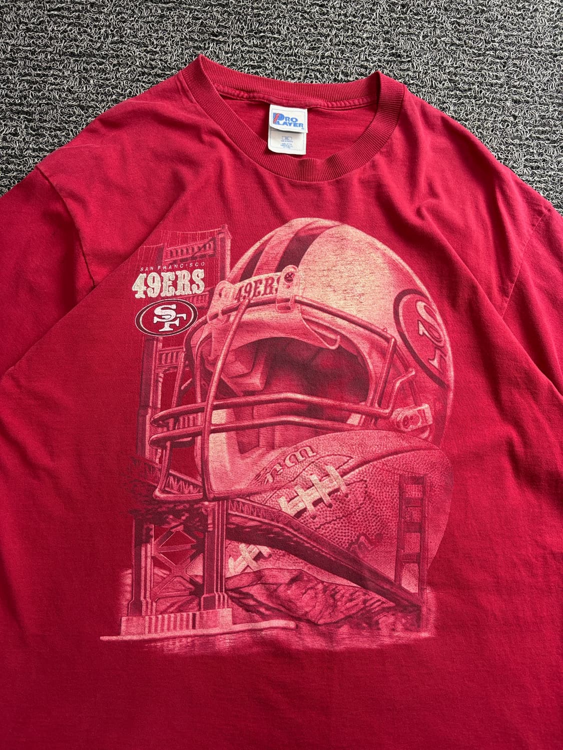 90s 프로플레이어 NFL 샌프란시스코 49ERS 티셔츠 4658 상품이미지1