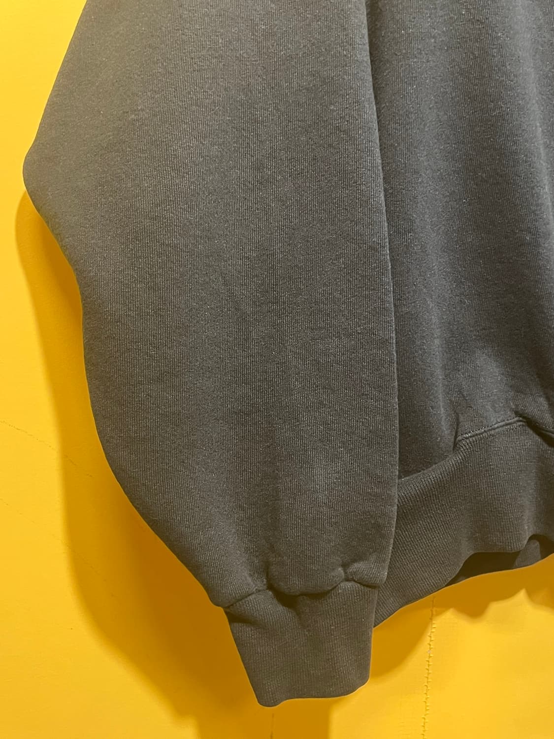 90s [L] USA 러셀 풀 집업 자켓 블랙 상품이미지4