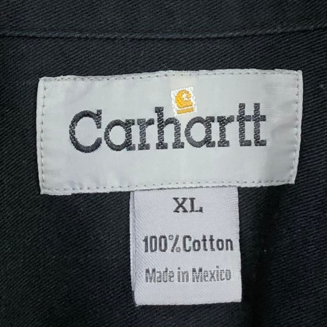 XL 칼하트 블랙 워크 셔츠 상품이미지5