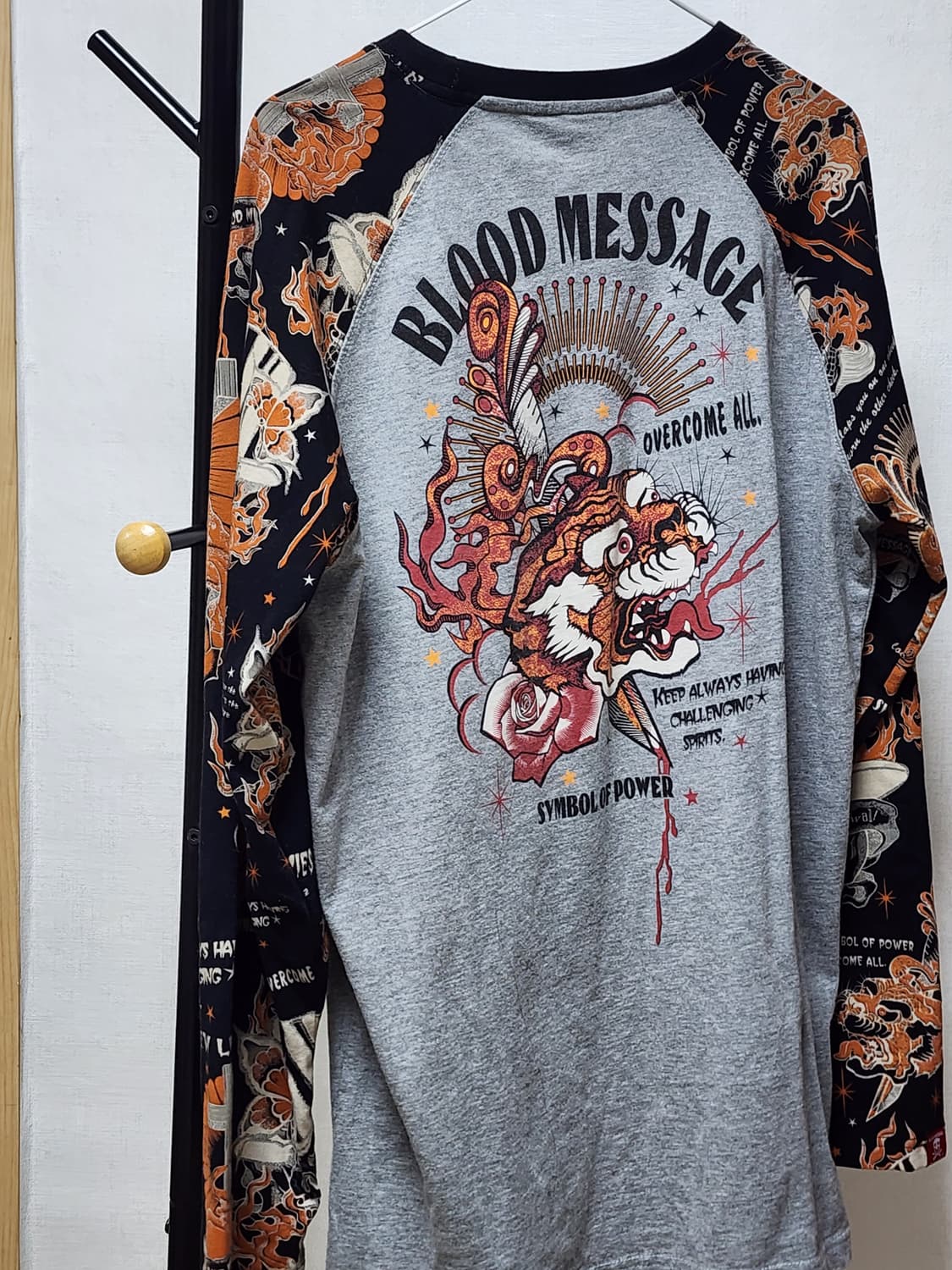 Blood message long sleeve 상품이미지2