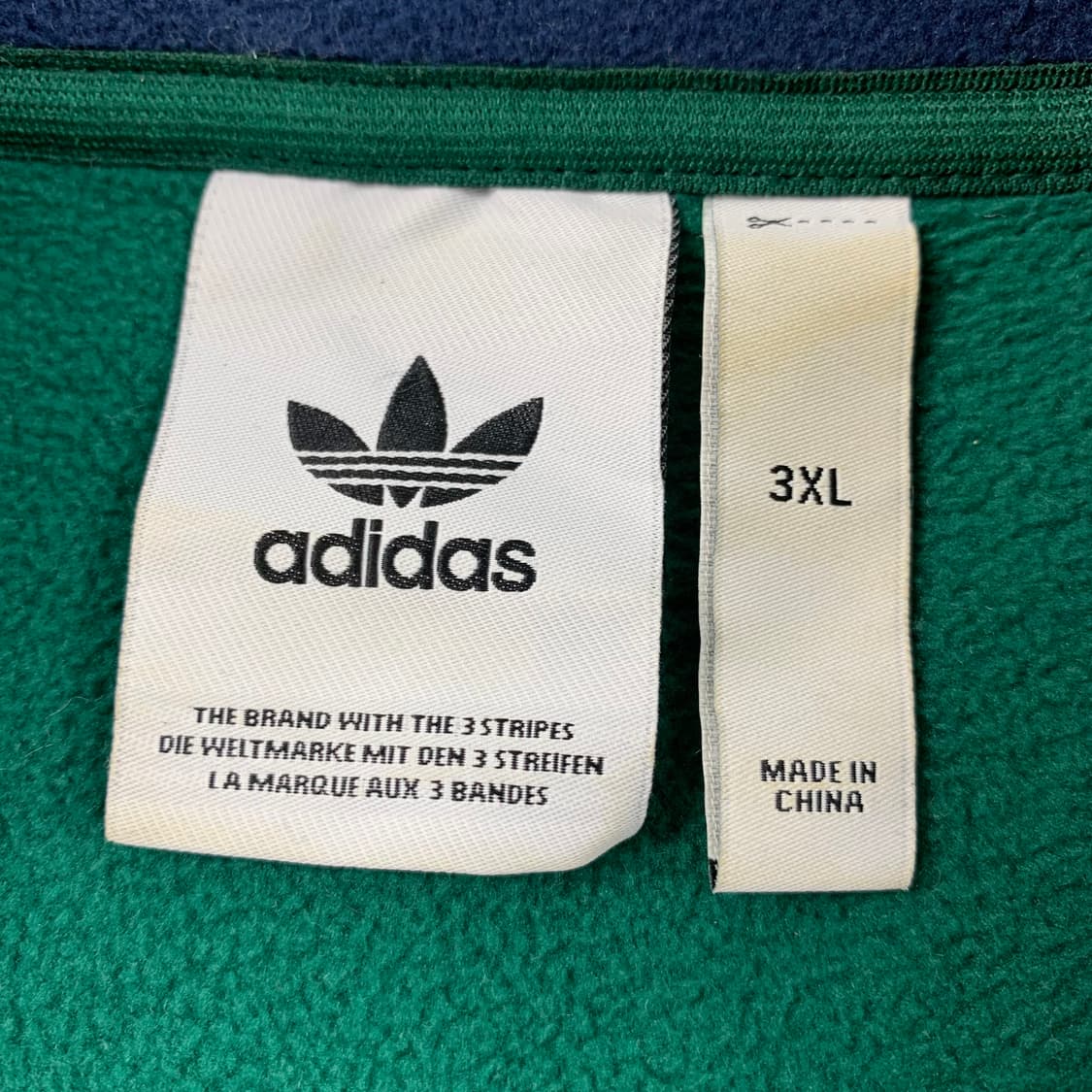 아디다스 오리지날 자수로고 하프집업 플리스 상품이미지8