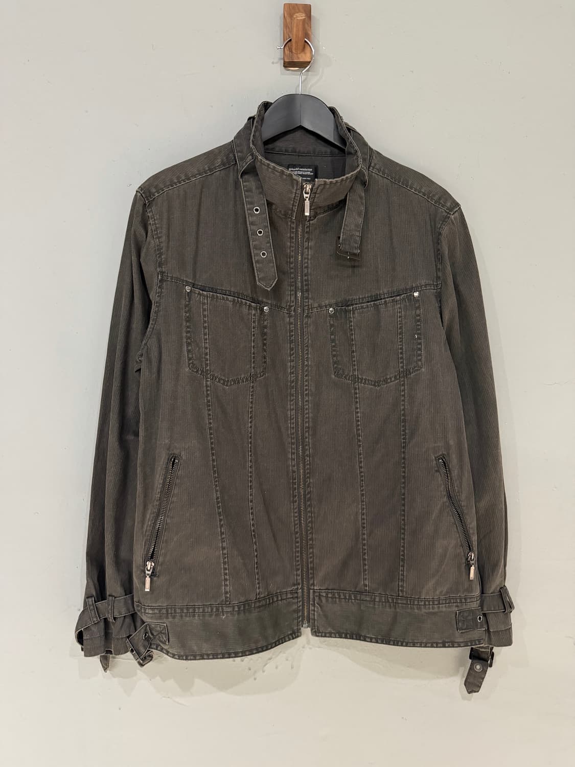 neck buckle point high-neck jacket 상품이미지7