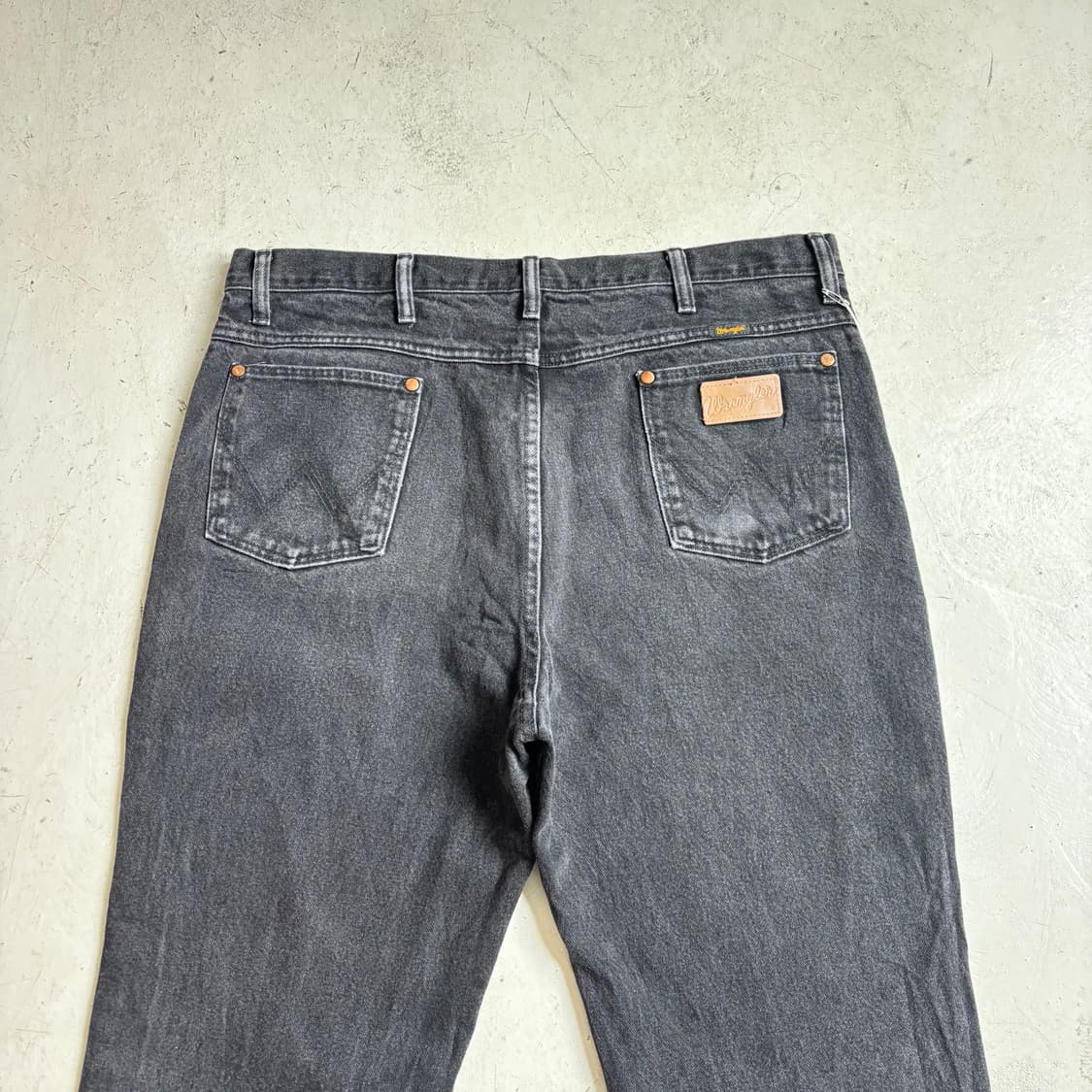 00s 랭글러 빈티지 흑청 데님팬츠 38x36 상품이미지7