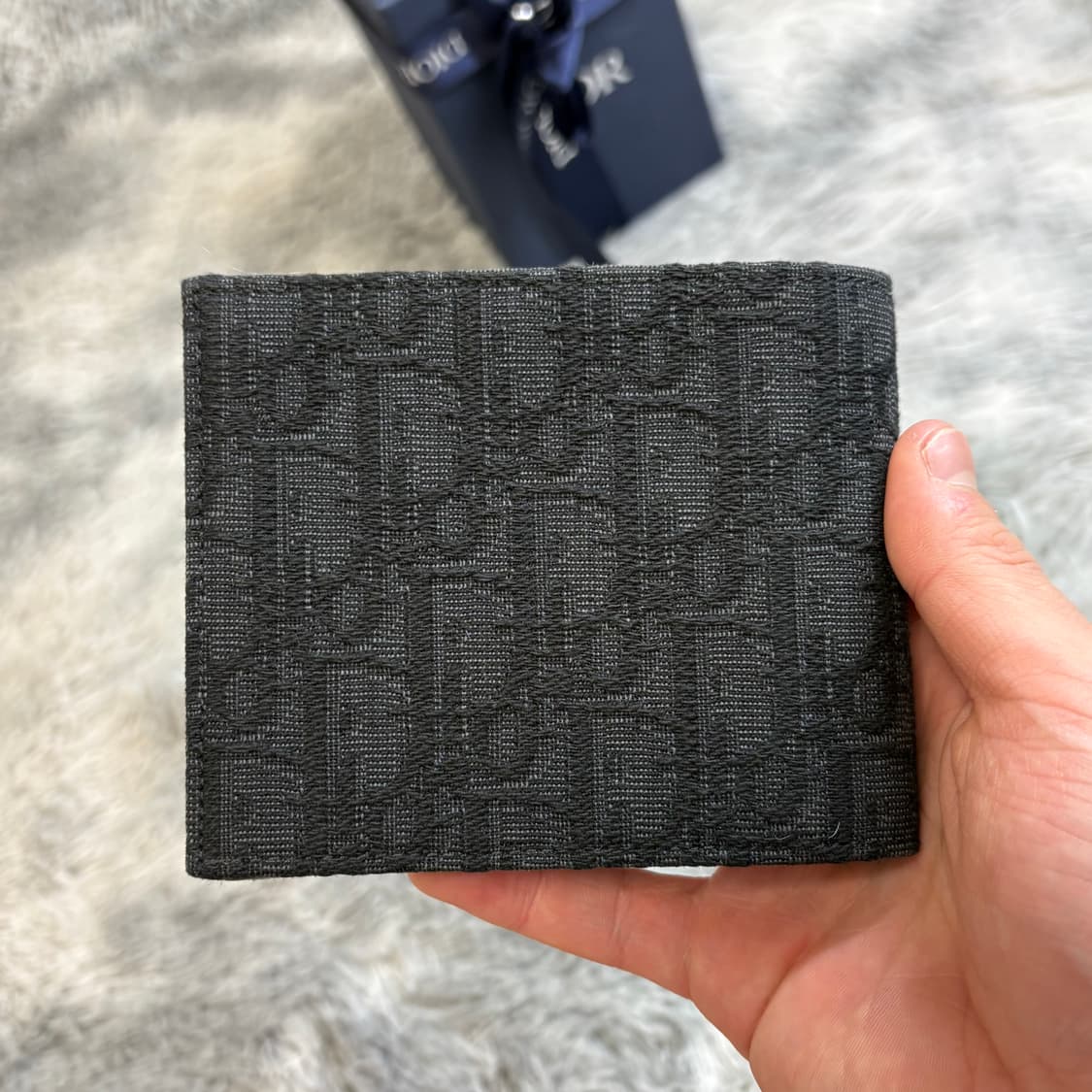 디올 오블리크 반지갑 블랙 상품이미지2