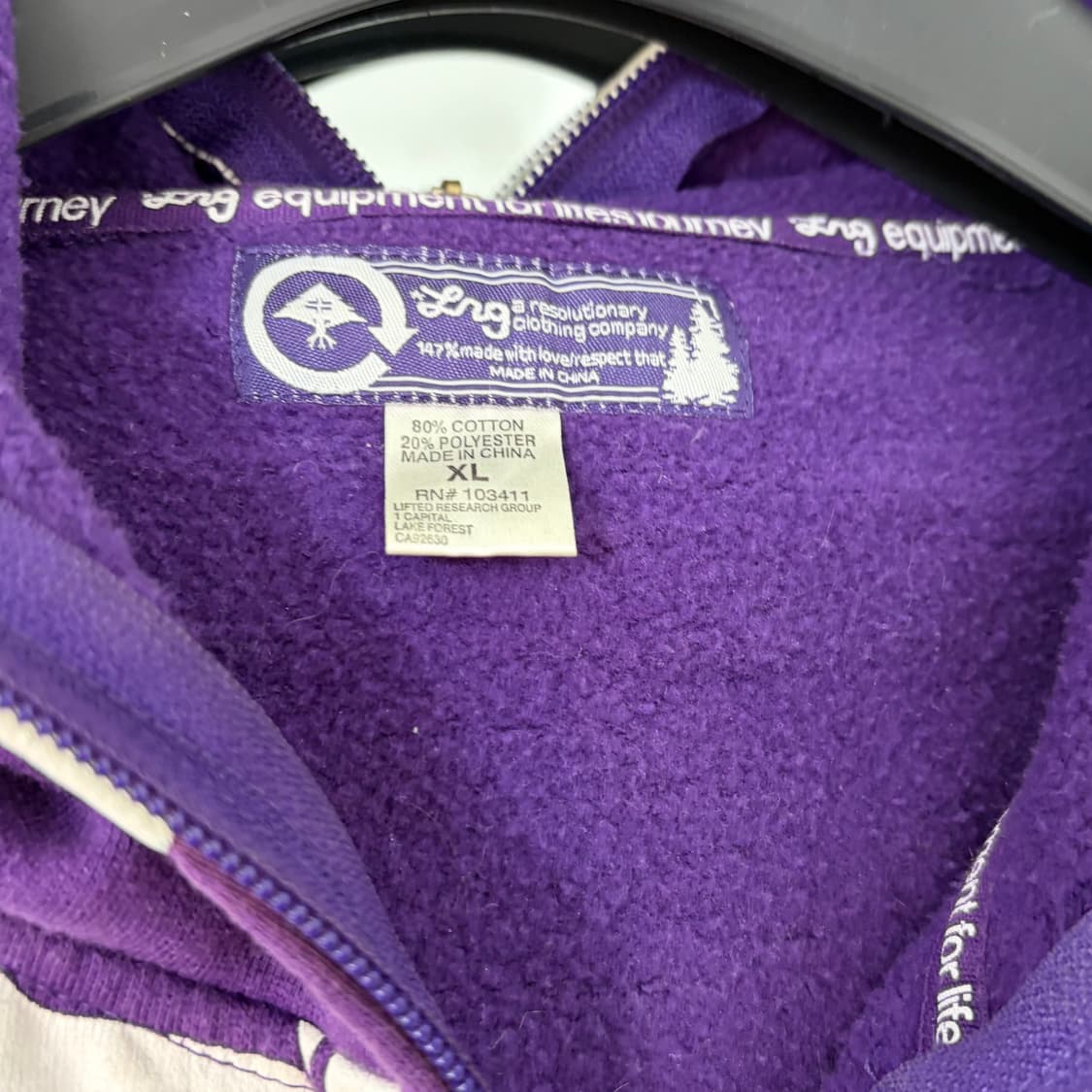 (칸예 착용) LRG 스컬 본 후드 집업 상품이미지9