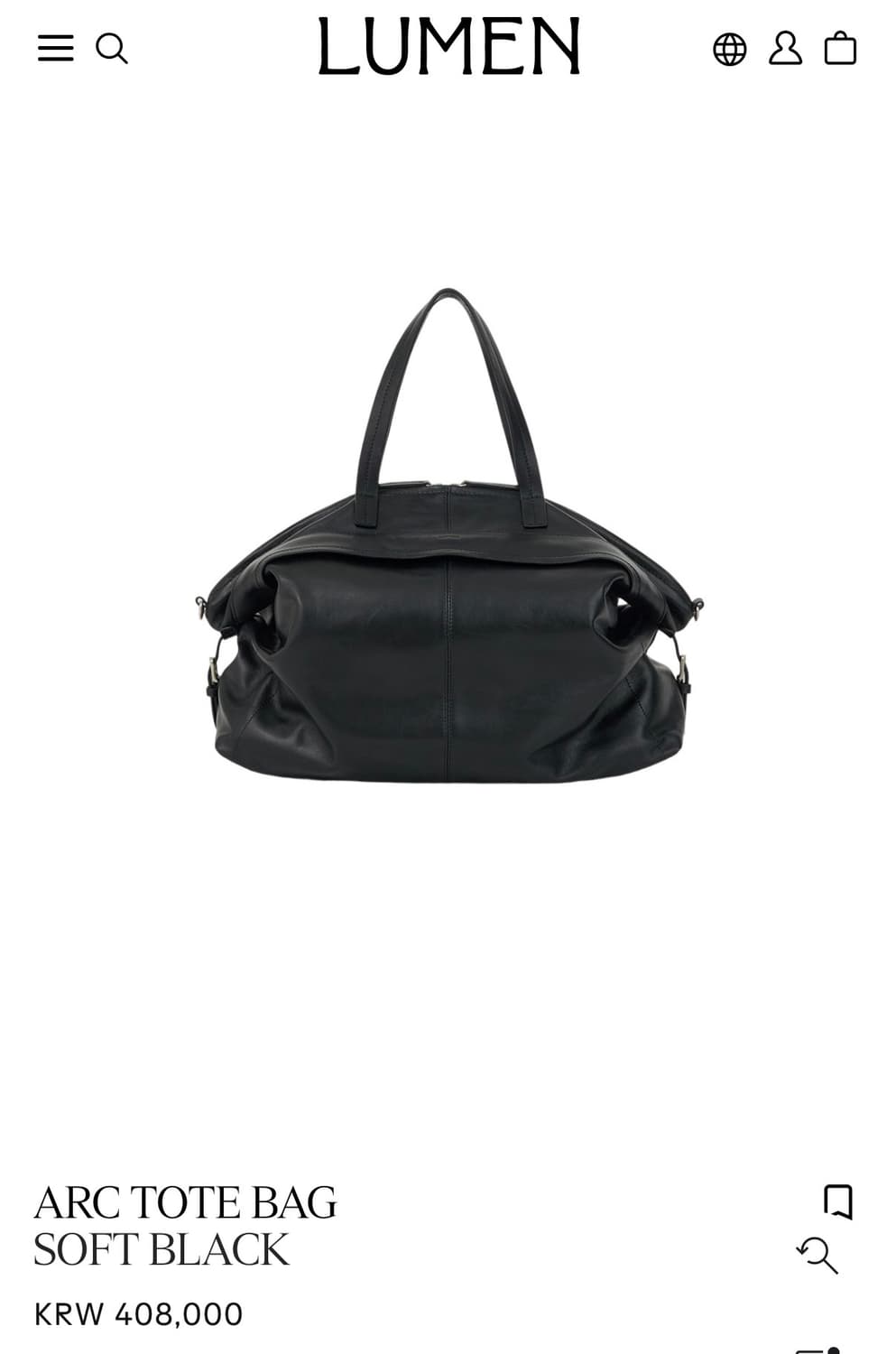 lumen 아크 토트백 상품이미지3