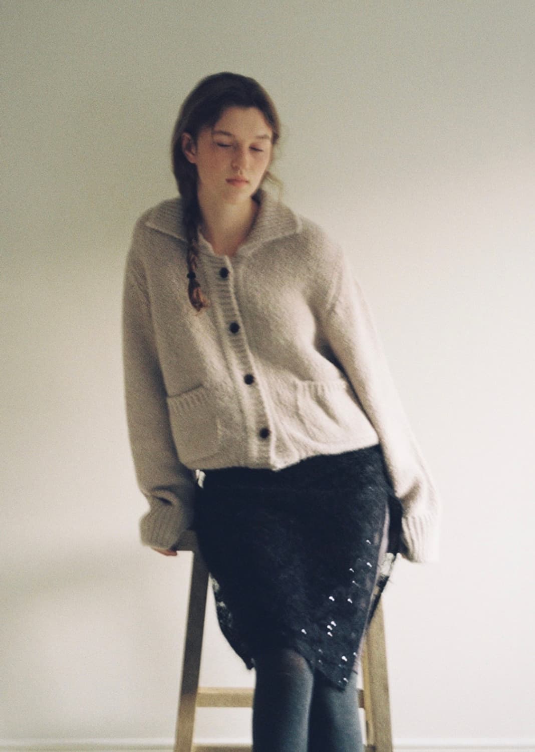 [정가 16만] 앤니즈 ANDNEEDS Eve collar cardiga 상품이미지1