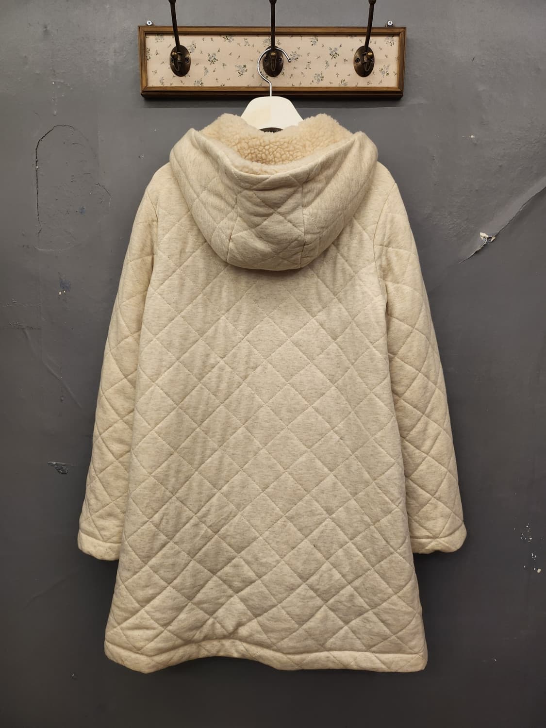 일본빈티지 퀼팅후드코트(새상품) 상품이미지5