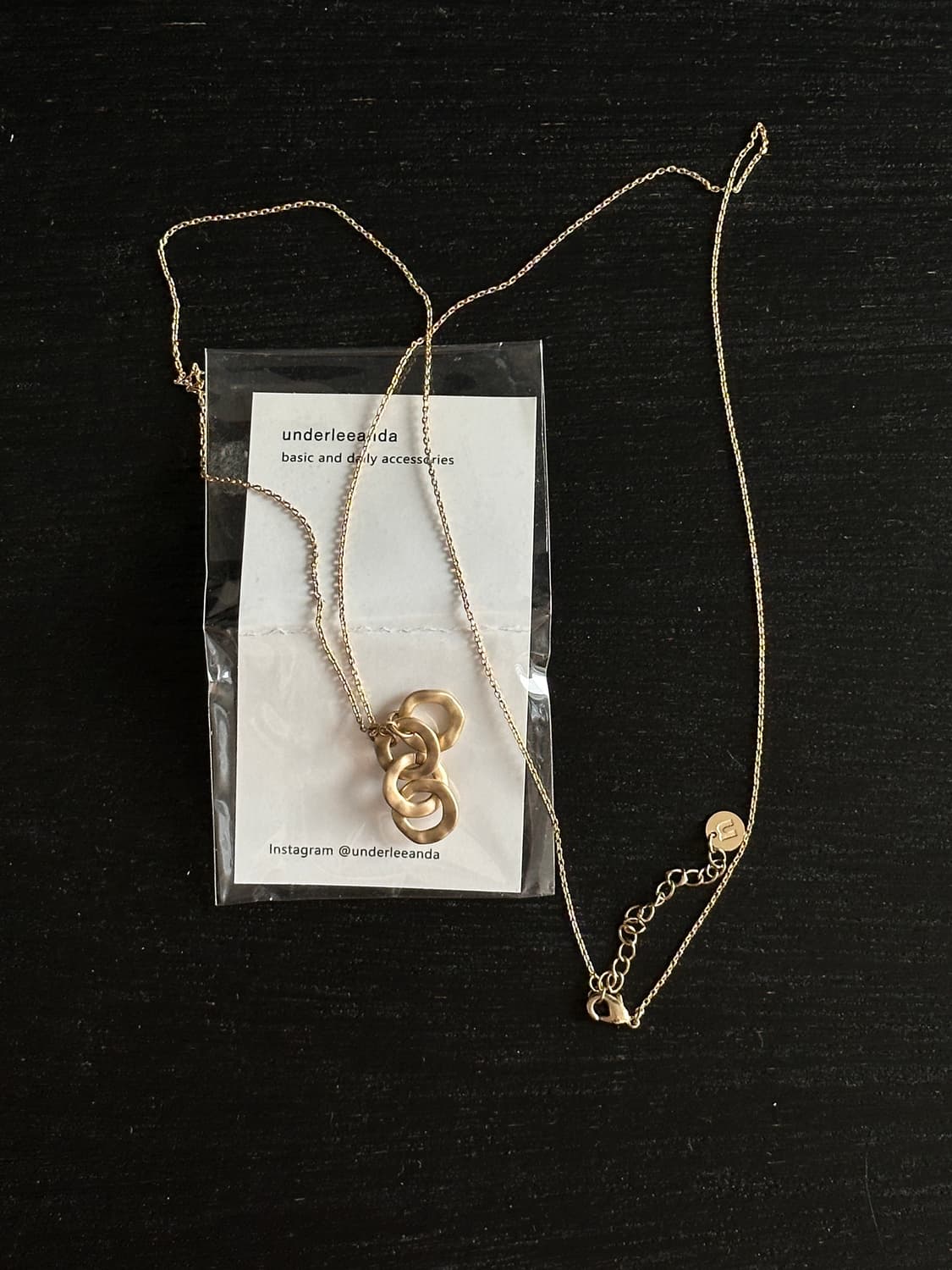 빈티지 롱 네크리스 골드 상품이미지1