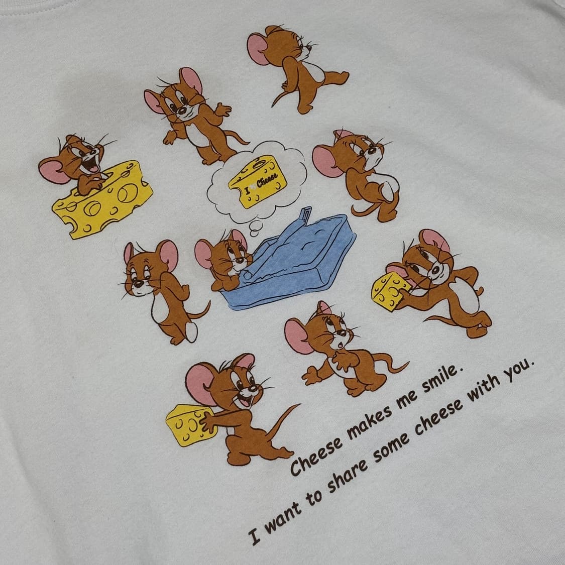 톰과 제리 제리 치즈 그래픽 티셔츠 상품이미지2