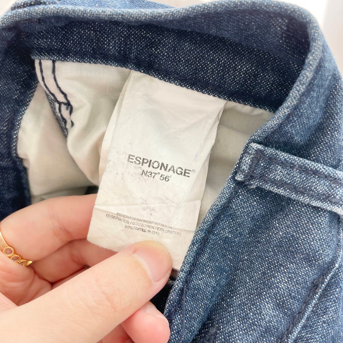 C1 에스피오나지(ESPIONAGE) 청바지 33사이즈 상품이미지5
