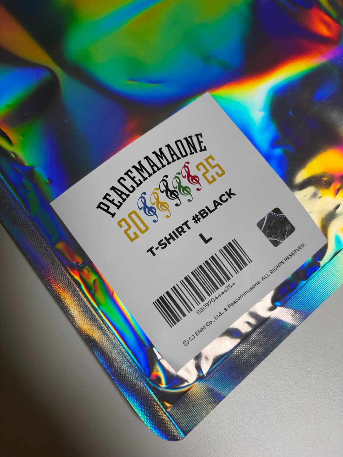 [L] 25fw 피스마이너스원 GD 반팔 블랙 새상품 급처해용💙 상품이미지3