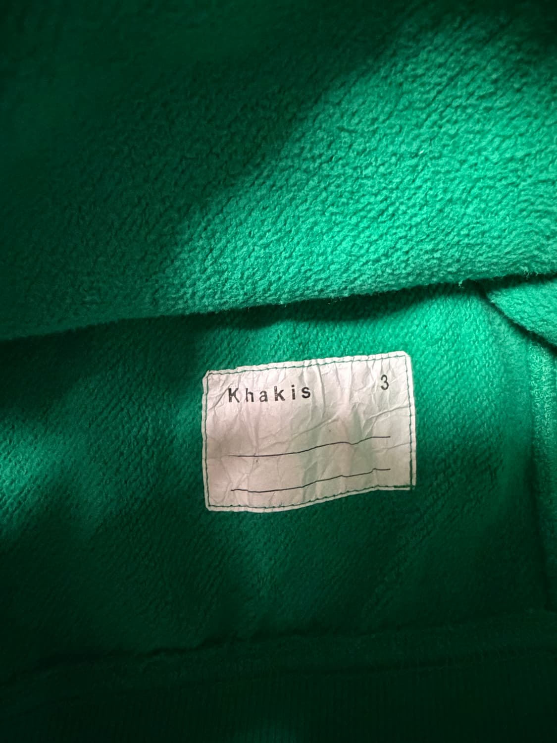 카키스 래글런 후드집업 L 상품이미지2