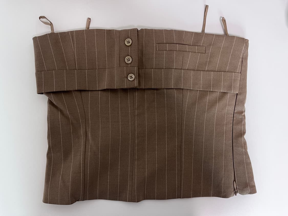 자라 스트라이프 튜브탑 S (새상품) 상품이미지1