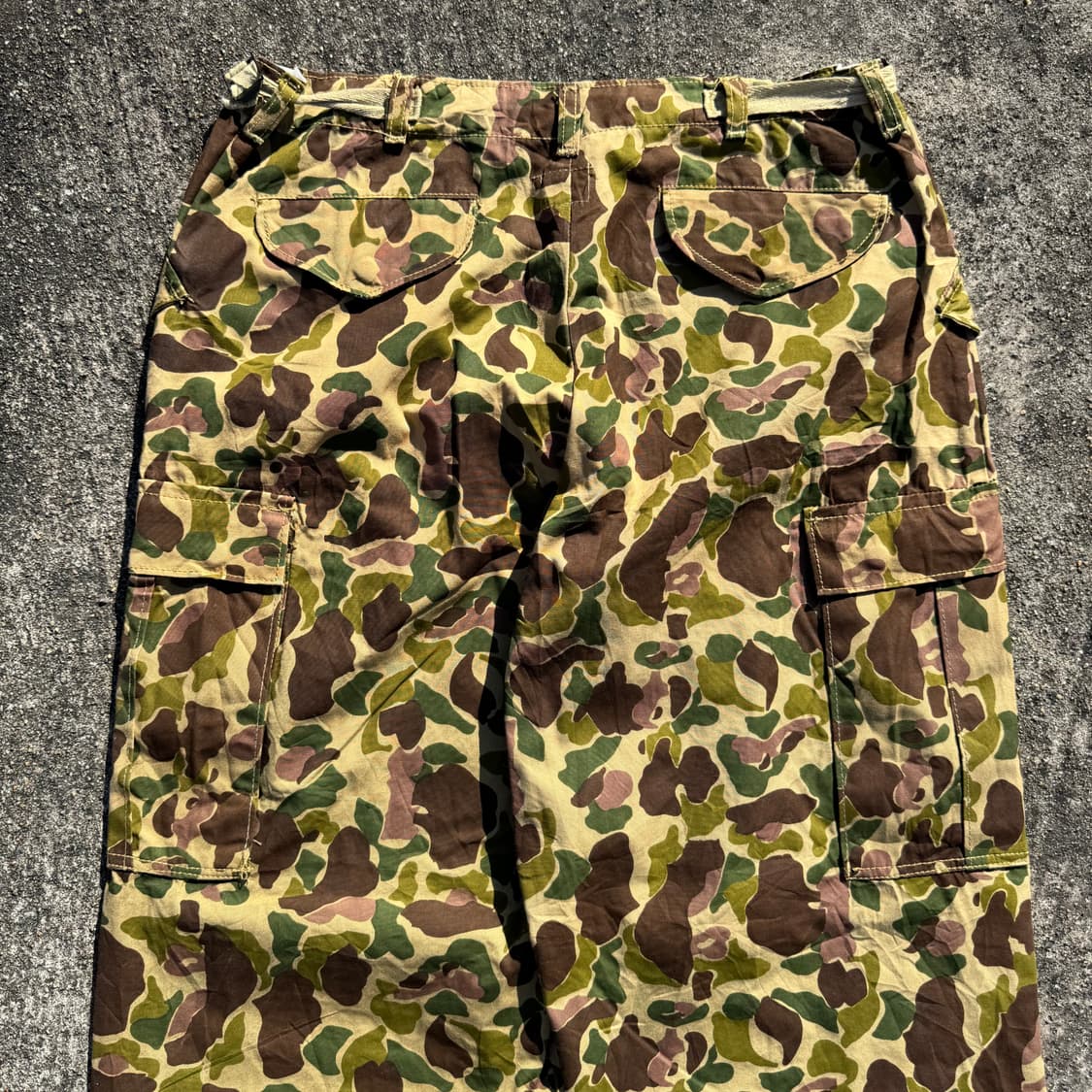 [33] 빈티지 덕 헌팅 카모 패턴 카고 팬츠 상품이미지4