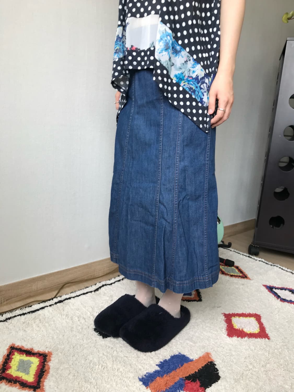 comme des garcons tricot, denim skirt 상품이미지3