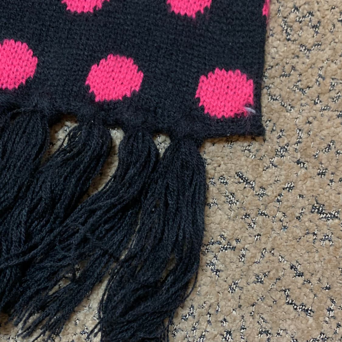 Pink dot knit muffler 상품이미지2