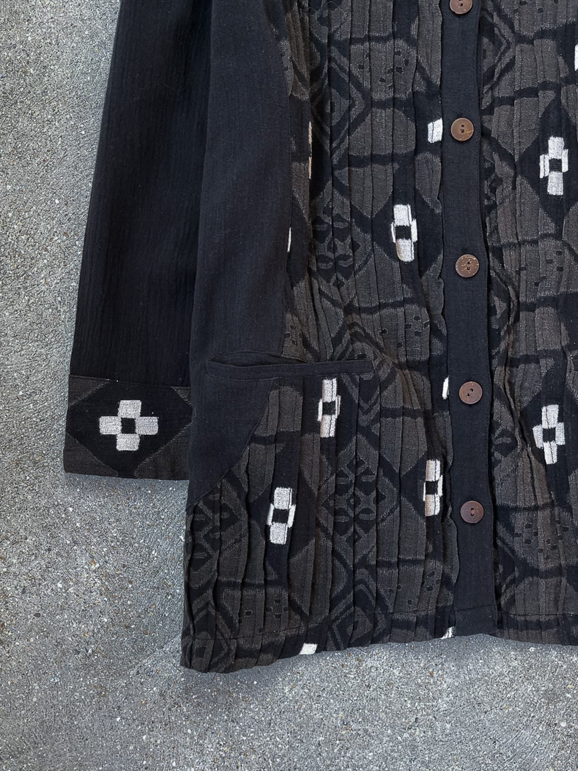 Linen Ethnic Wood Button Shirt 0278 상품이미지2