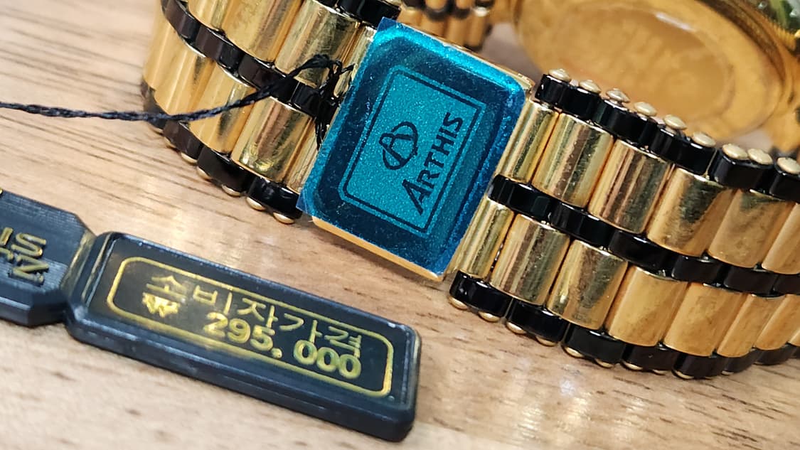 #Arthis  아티스 18K 골드 크라운 스위스무브 명품시계 급처 상품이미지7