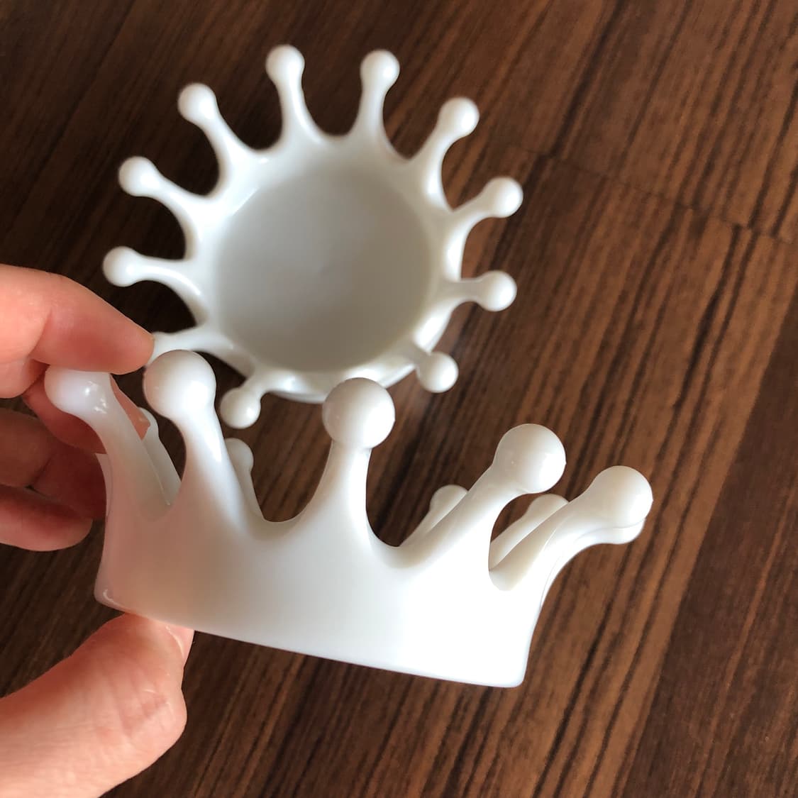 컵받침대, 악세사리 트레이 오브제 크라운 밀크 우유 왕관 키덜트 홈카페 상품이미지2