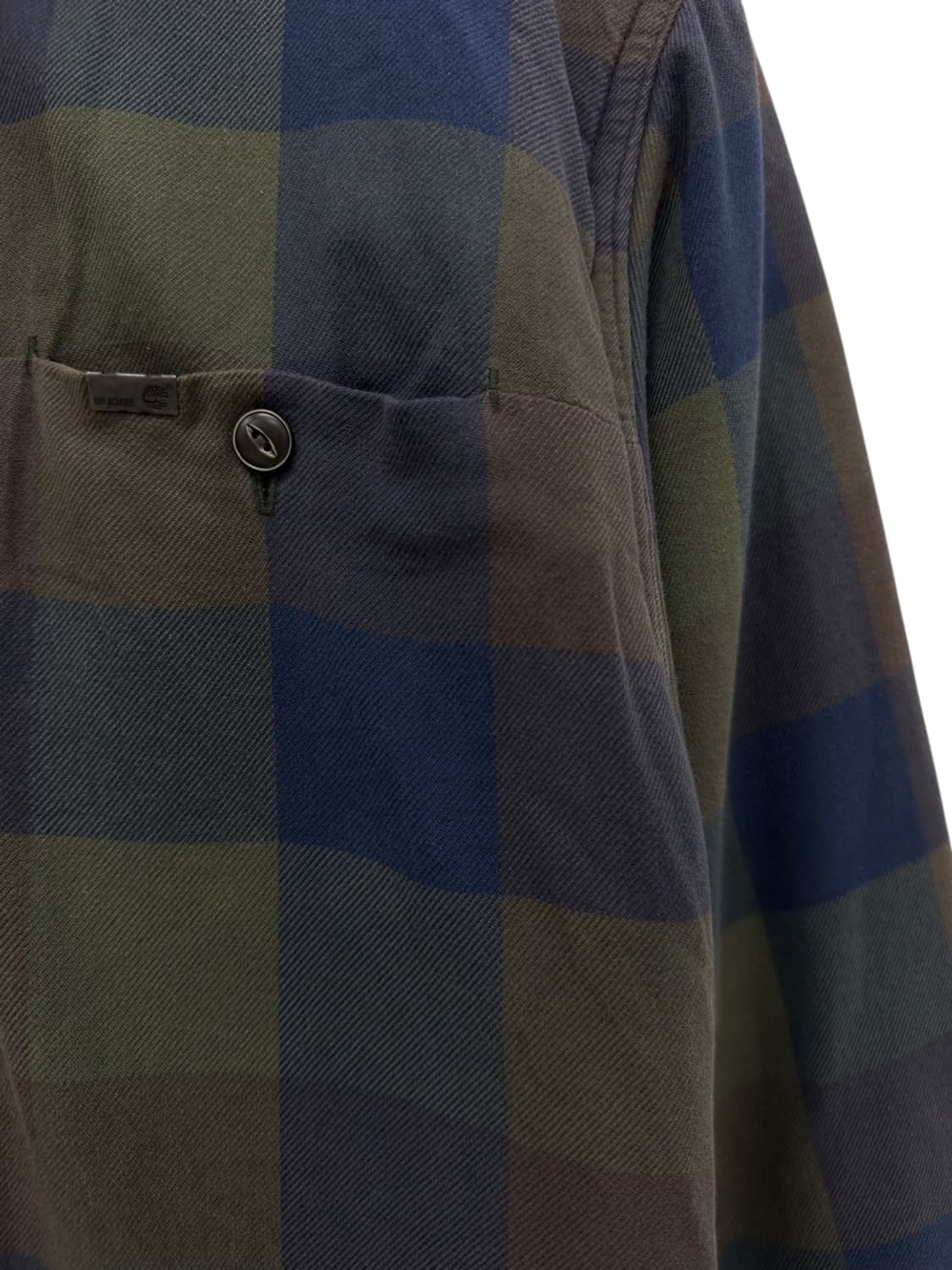 팀버랜드 기모 셔츠 카키블루 (L)  상품이미지5