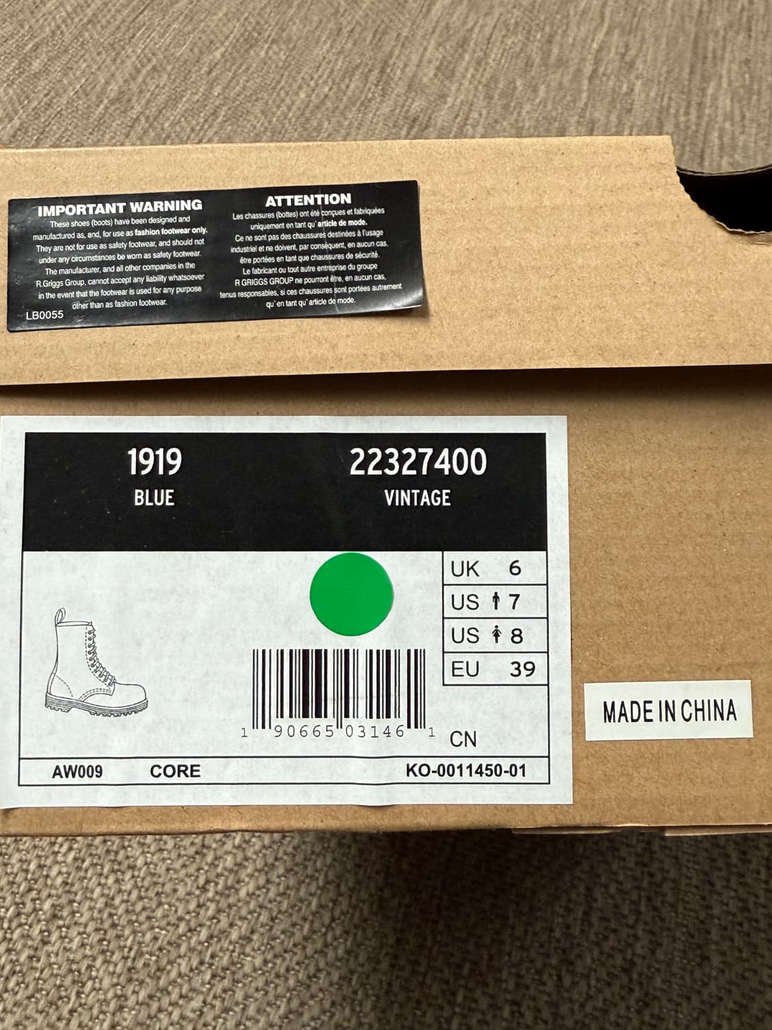 닥터마틴 1919 39사이즈 상품이미지7