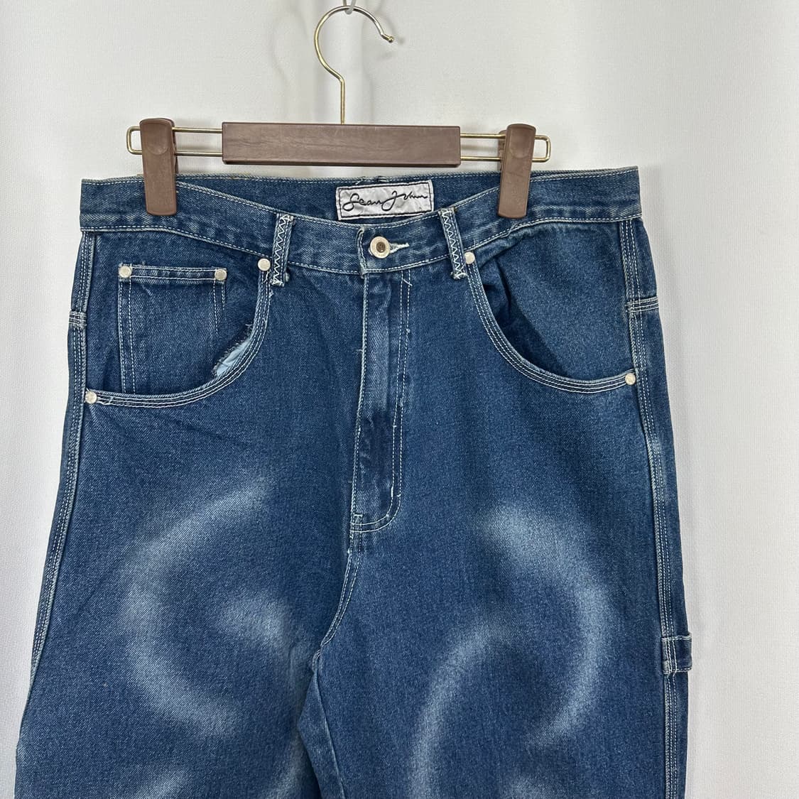 션존 남자 와이드 청바지 팬츠 32 상품이미지2