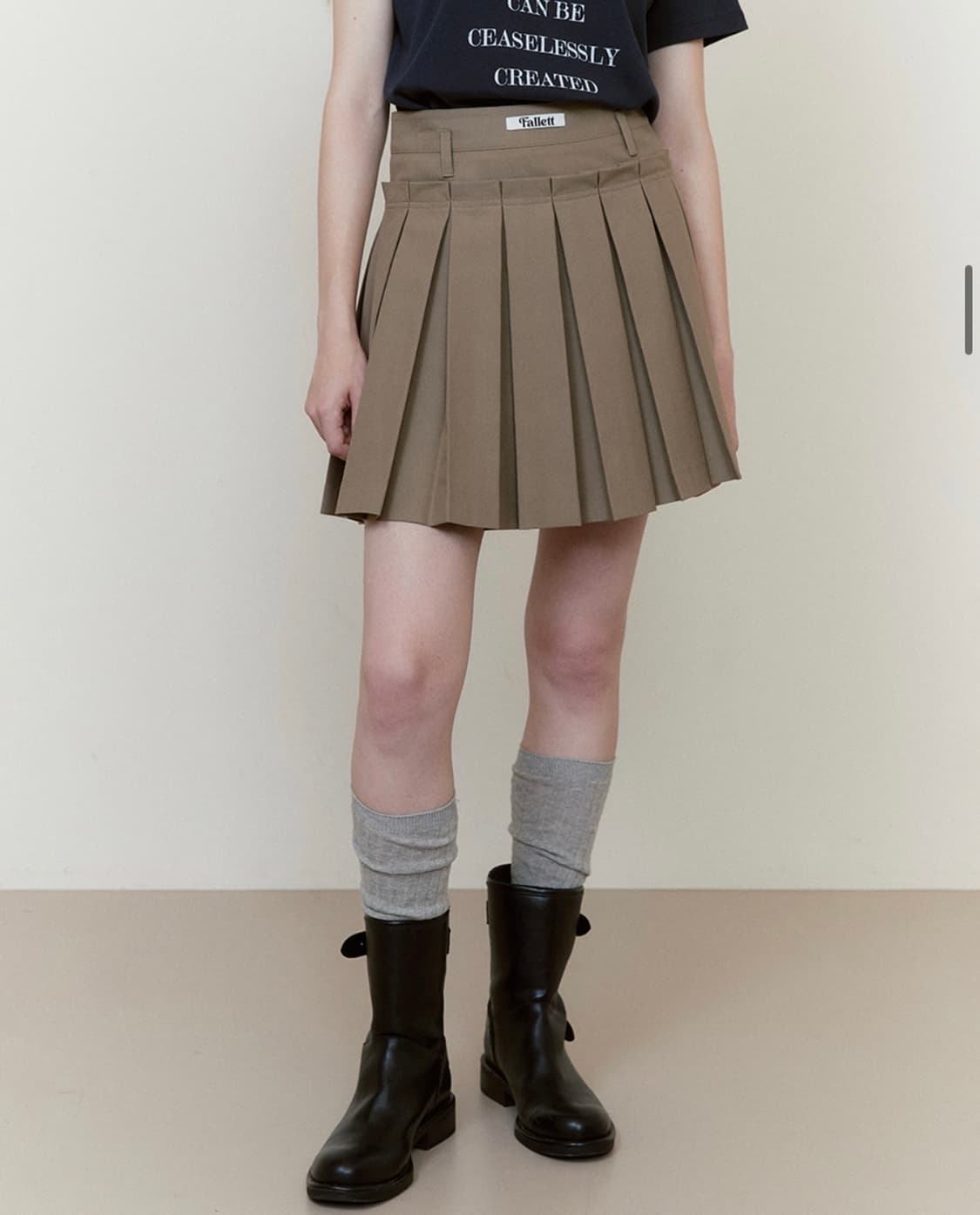 팔렛 플리츠스커트 상품이미지1