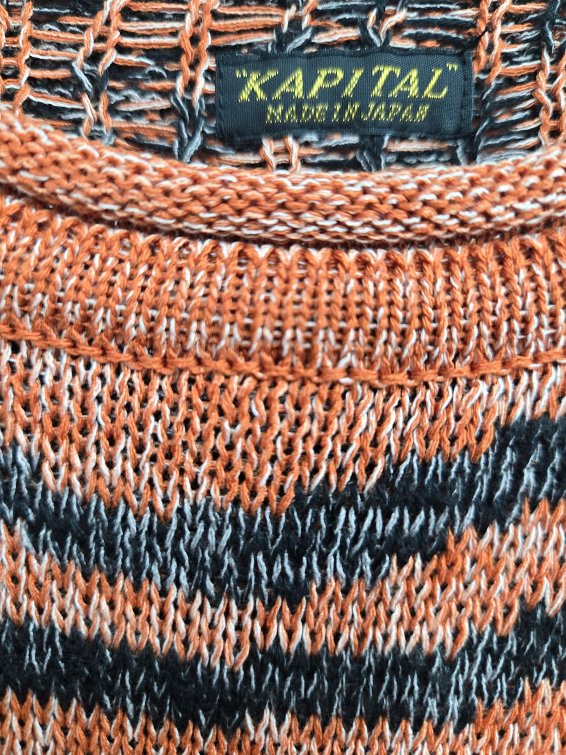 상태S급) 캐피탈 7G 울 네팔 타이거 크루 스웨터 상품이미지5