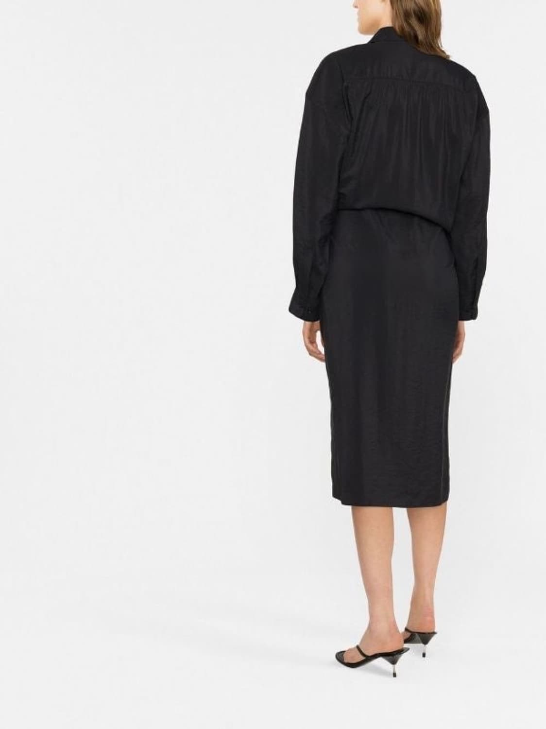 르메르 트위스트 드라이실크 원피스 블랙 34 상품이미지2