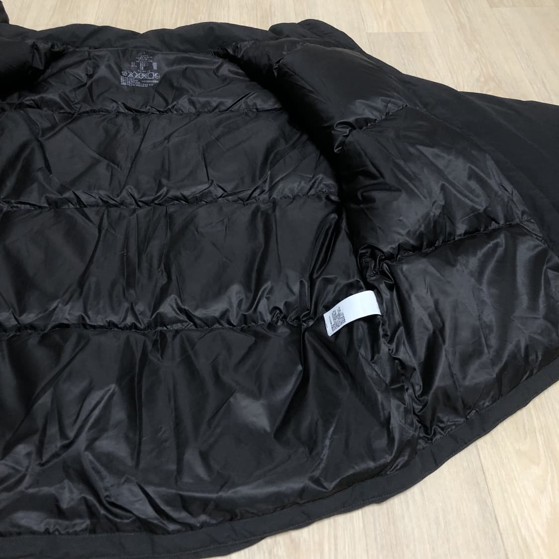 (L) 무인양품 MUJI 덕다운 미니멀 패딩 점퍼 블랙 상품이미지3