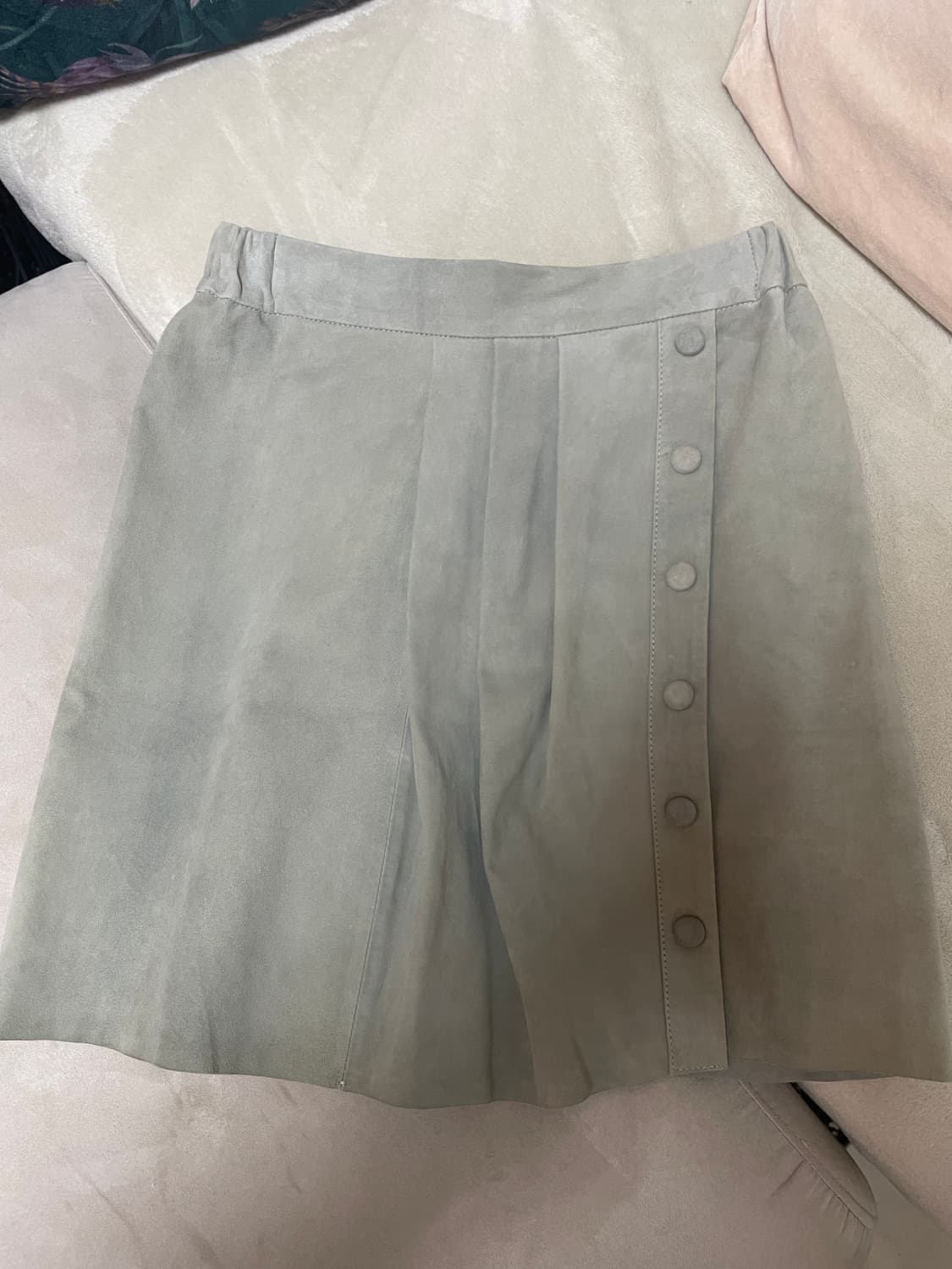 ALISI 염소가죽 스웨이드 스커트 40 (66) 상품이미지1