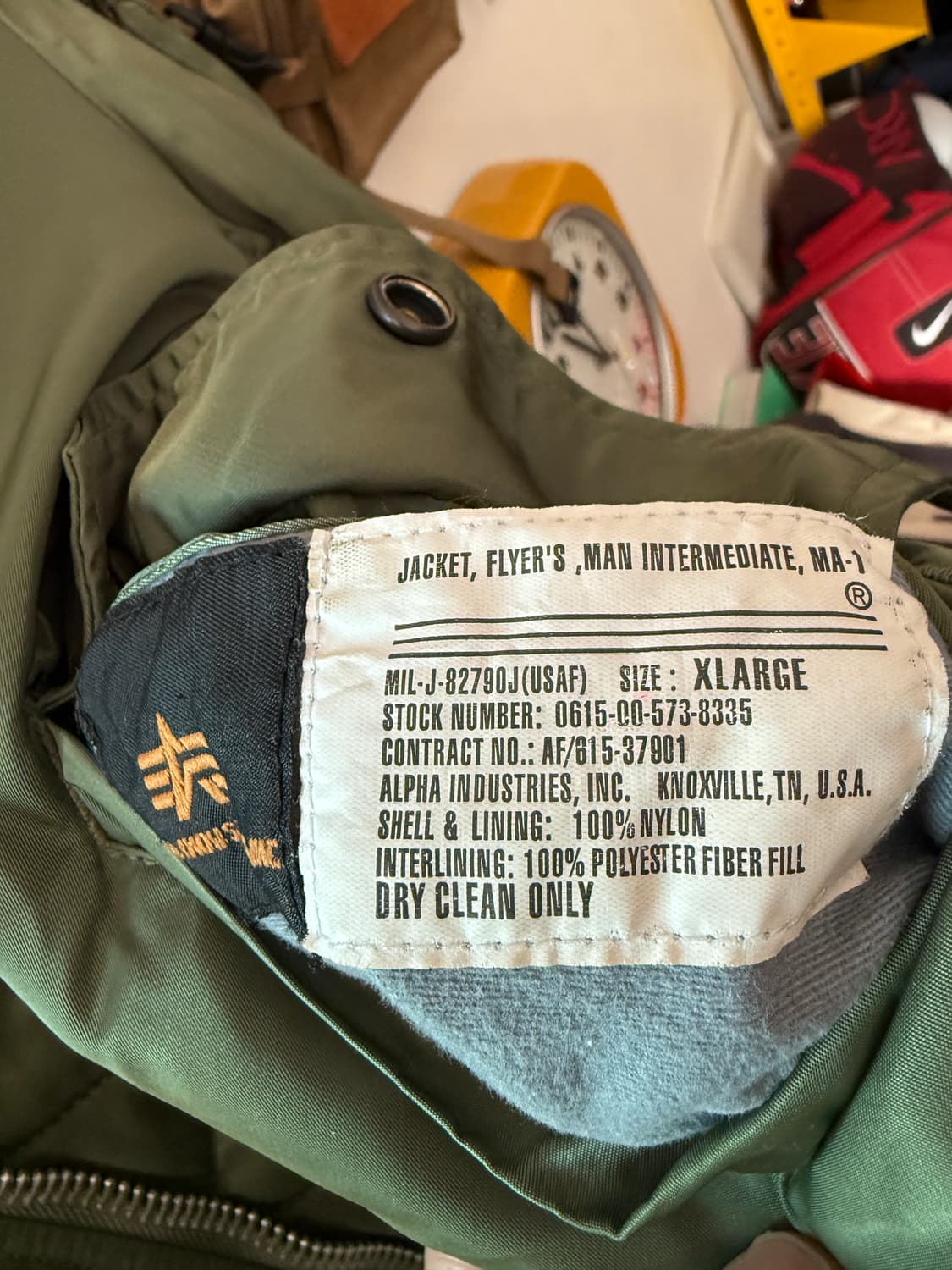 알파인더스트리 ma-1 xl 상품이미지4