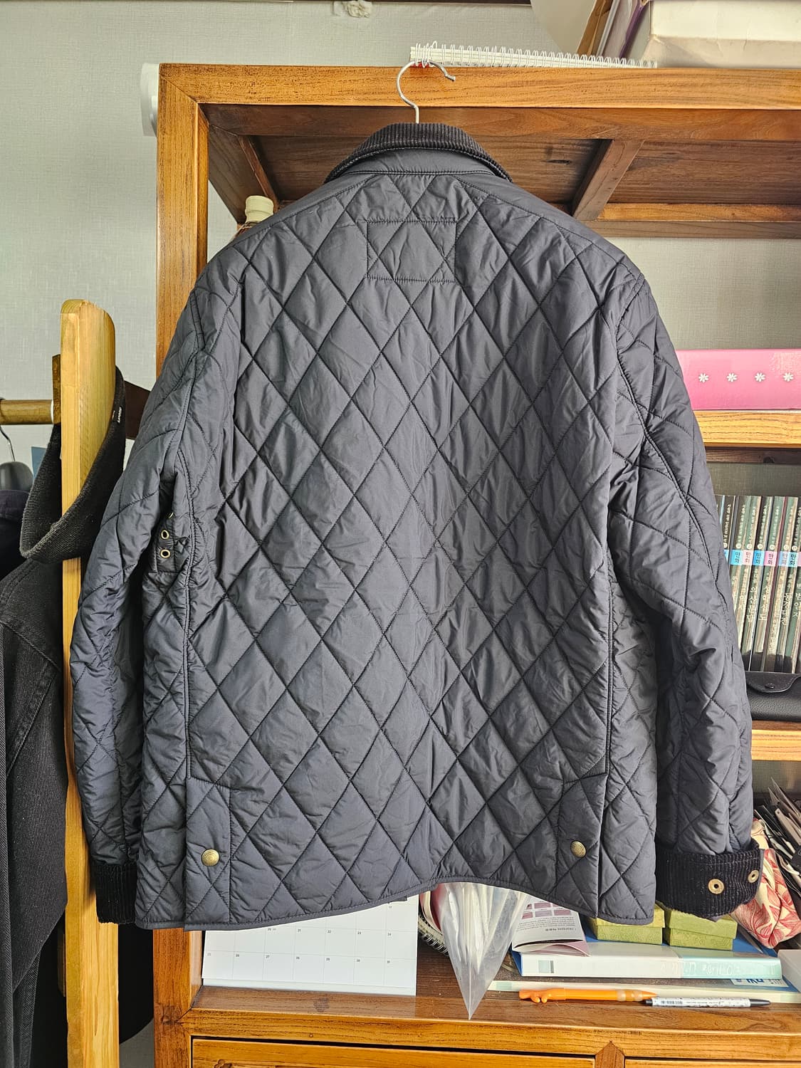 최신상입니다 전국 품절...폴로 랄프로렌 퀼팅 자켓 M 블랙 경량 패딩 상품이미지7