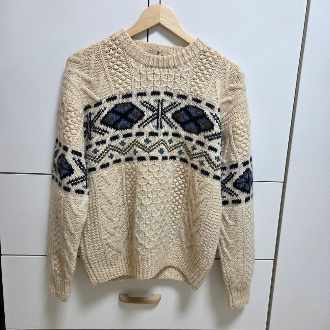 아이보리 니트 M 상품이미지1