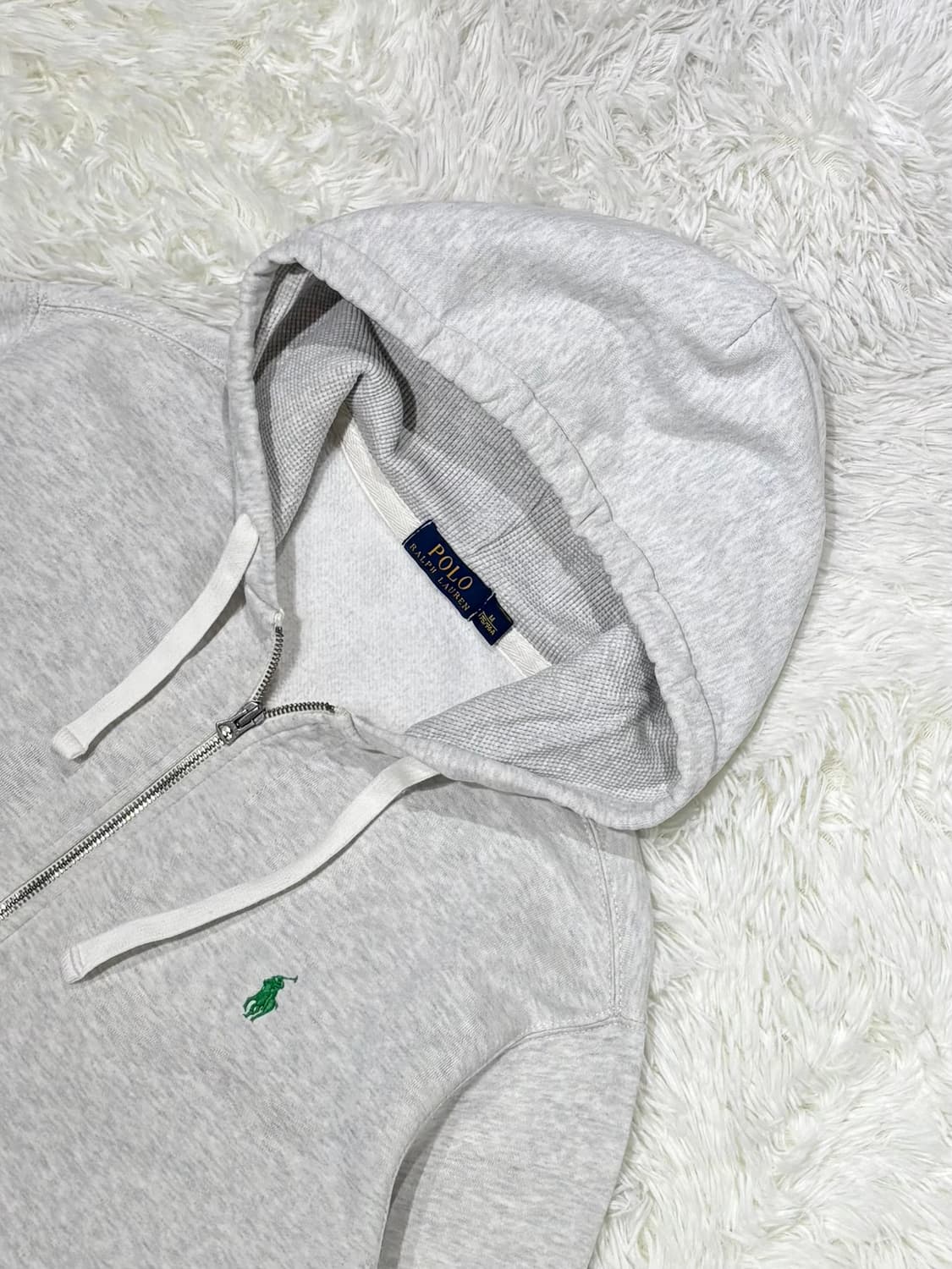 폴로랄프로렌 그린포니 라이트그레이 후드집업 상품이미지5